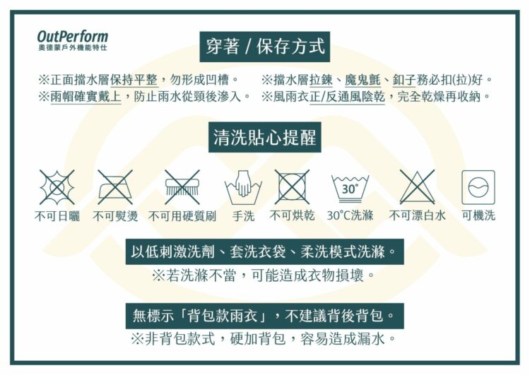 【Outperform 奧德蒙】ACE半斜開雙拉鍊防水透氣連身式雨衣 (天空藍) -  Webike摩托百貨