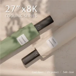(RS02)降溫安全式中棒特大自動折傘 | 27*8K
