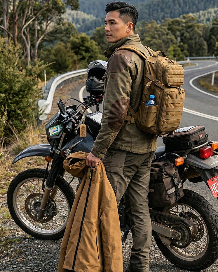 奧德蒙背包款雨衣-隱藏式擴充空間-學生書包不淋濕推薦